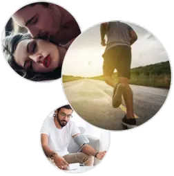 Man and woman enjoying an active, healthy lifestyle