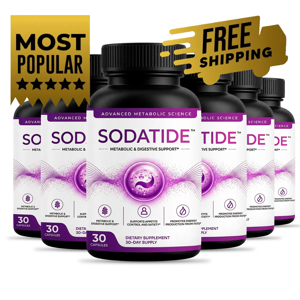 6 Bottles SodaTide
