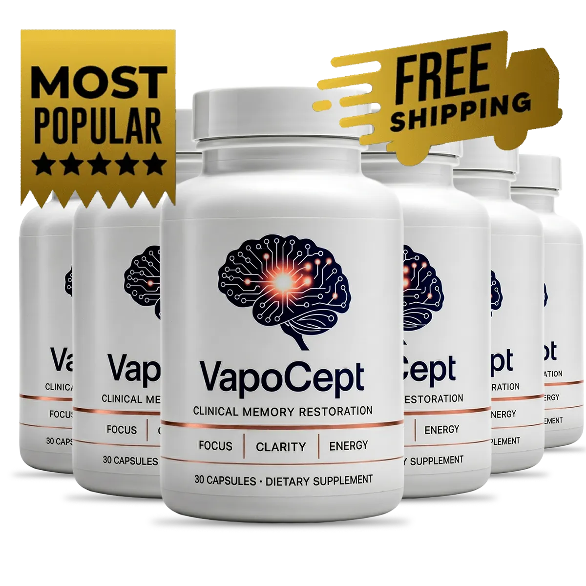 6 VapoCept bottles